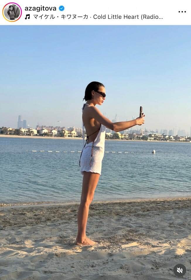 アリーナ・ザギトワ選手のインスタグラム（＠azagitova）より