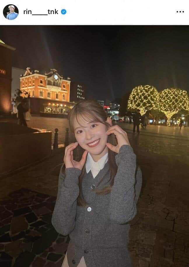 吉田鈴選手のインスタグラム（＠rin____tnk）より