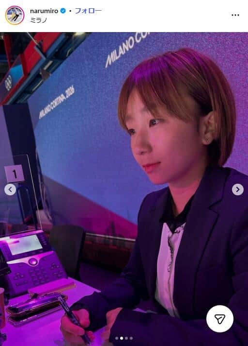 高橋成美さんのインスタグラム（@narumiro）より