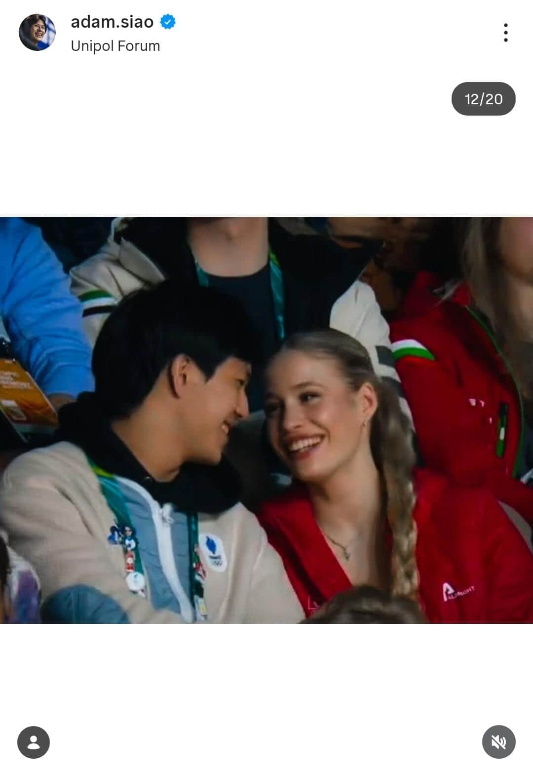 アダム・シャオ・イム・ファ選手のインスタグラム（＠adam.siao）より