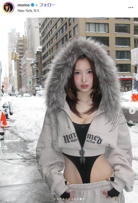 モモさんのインスタグラム（＠momo）より