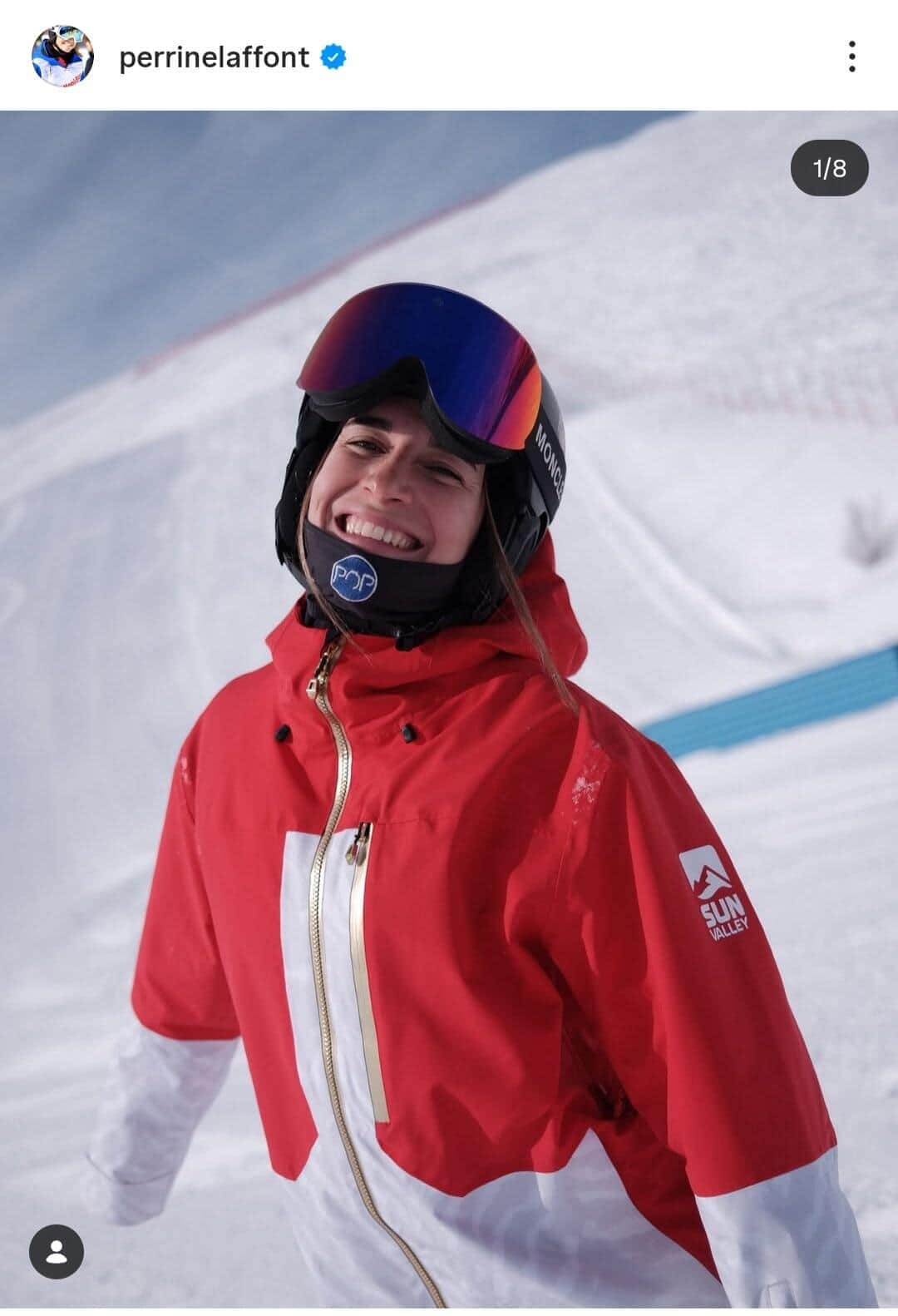 ペリーヌ・ラフォン選手のインスタグラム（＠perrinelaffont）より