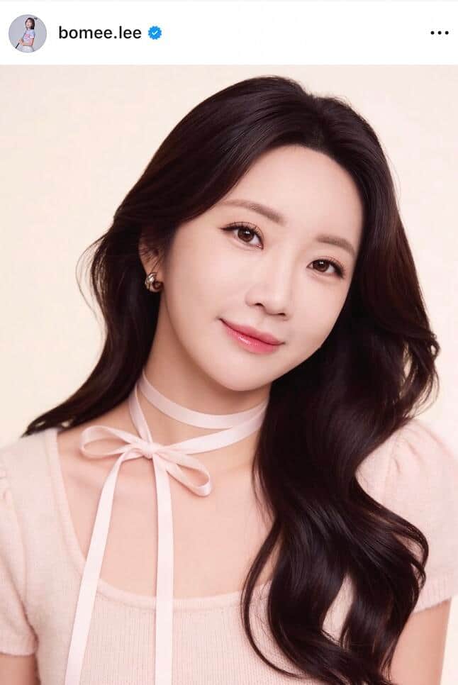 イ・ボミさんのインスタグラム（＠bomee.lee）より