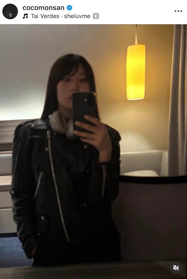 村瀬心椛選手のインスタグラム（＠cocomonsan）より