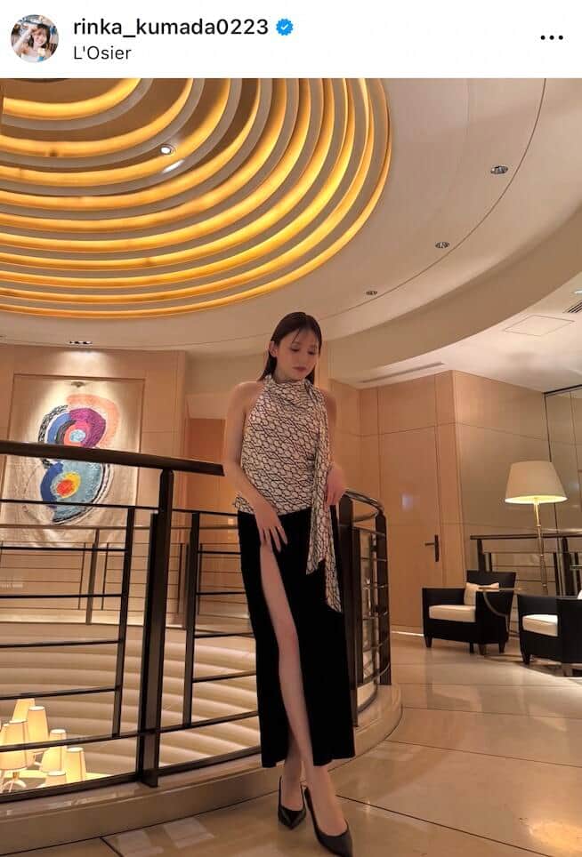 久間田琳加さんのインスタグラム（＠rinka_kumada0223）より