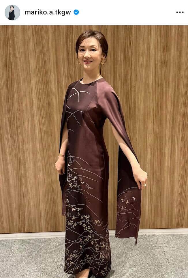 赤間麻里子さんのインスタグラム（＠mariko.a.tkgw）より