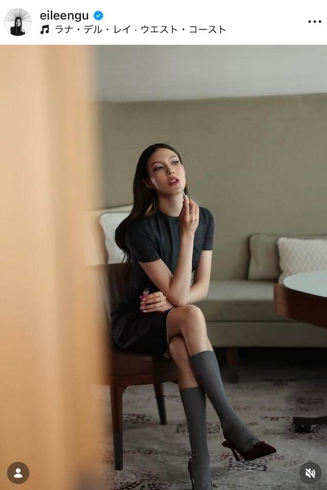 谷愛凌（アイリーン・グー）選手のインスタグラム（＠eileengu）より