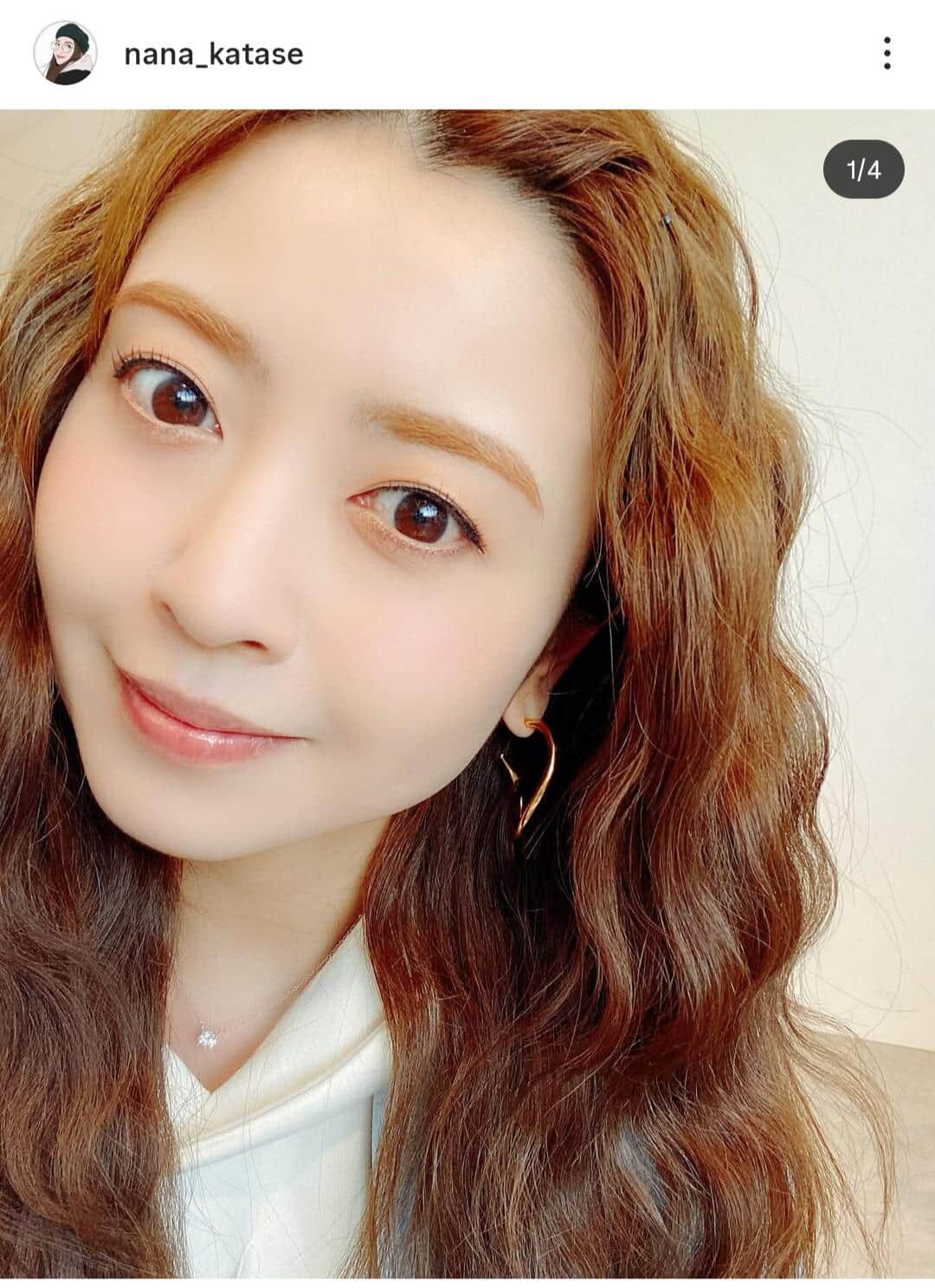 片瀬那奈さんのインスタグラム（＠nana_katase）より