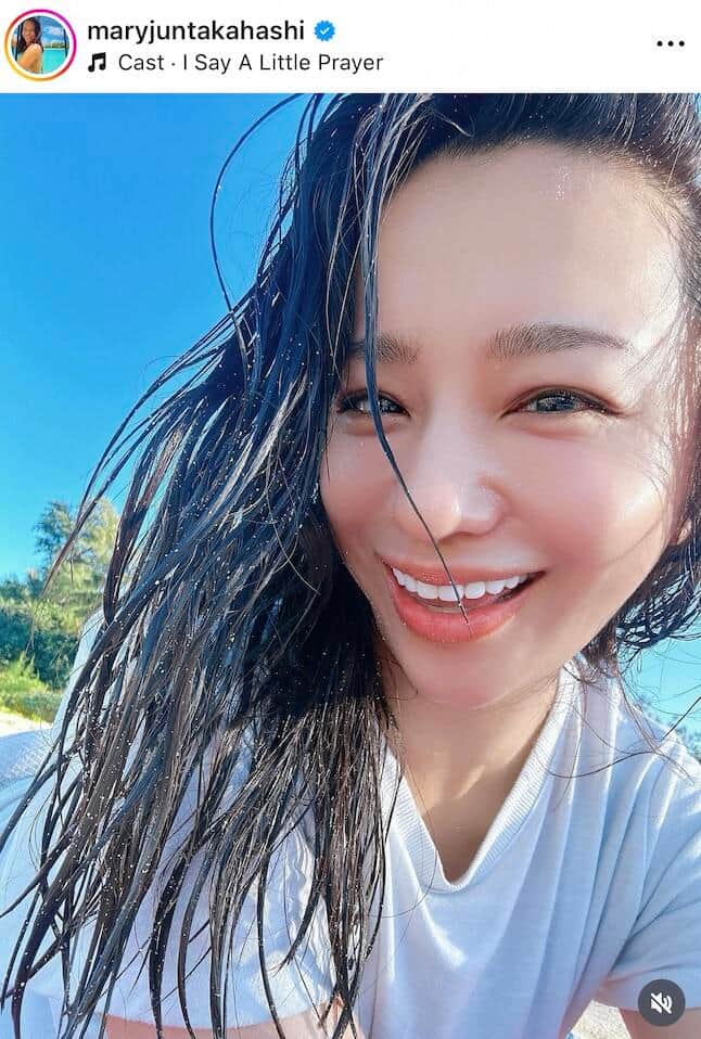 高橋メアリージュンさんのインスタグラム（＠maryjuntakahashi）より