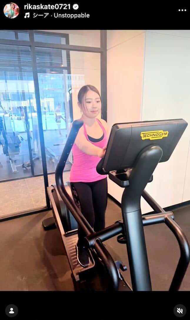 紀平梨花選手のインスタグラム（＠rikaskate0721）より
