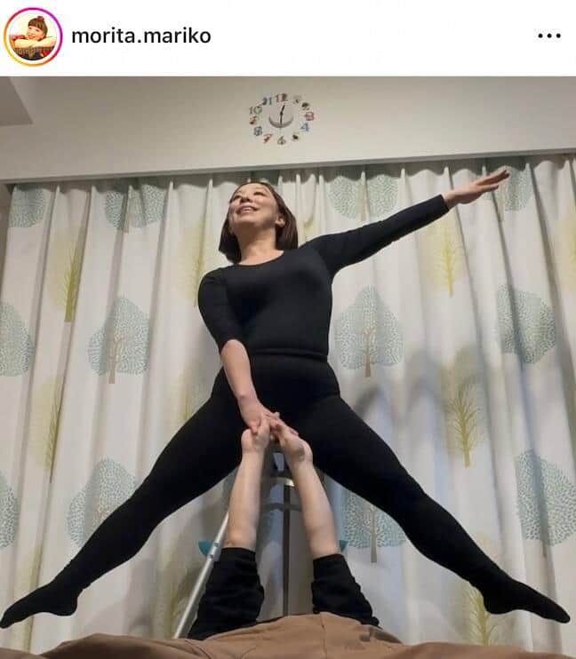森田まりこさんのインスタグラム（＠morita.mariko）より