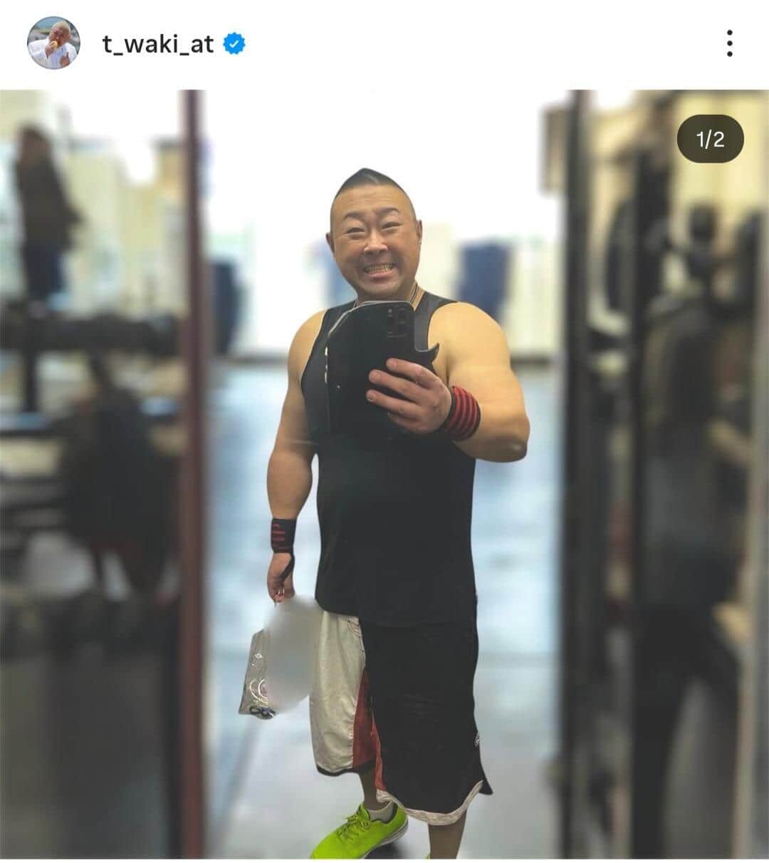 脇知弘さんのインスタグラム（＠t_waki_at）より