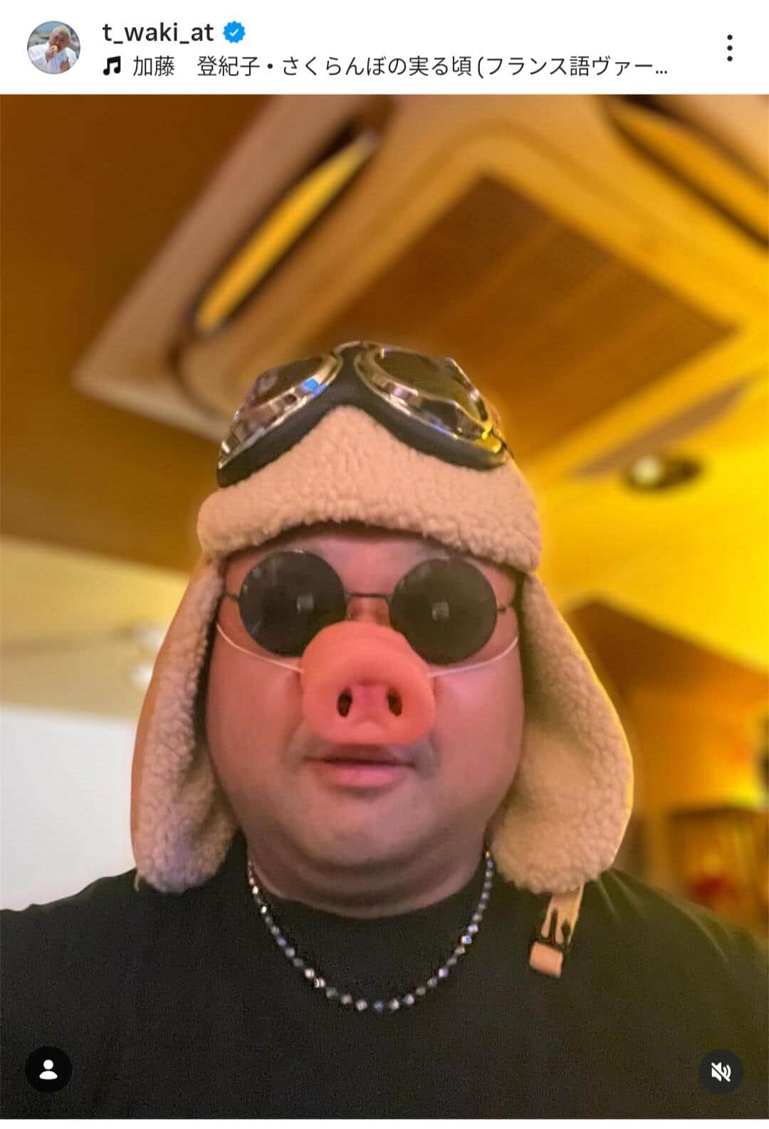 脇知弘さんのインスタグラム（＠t_waki_at）より