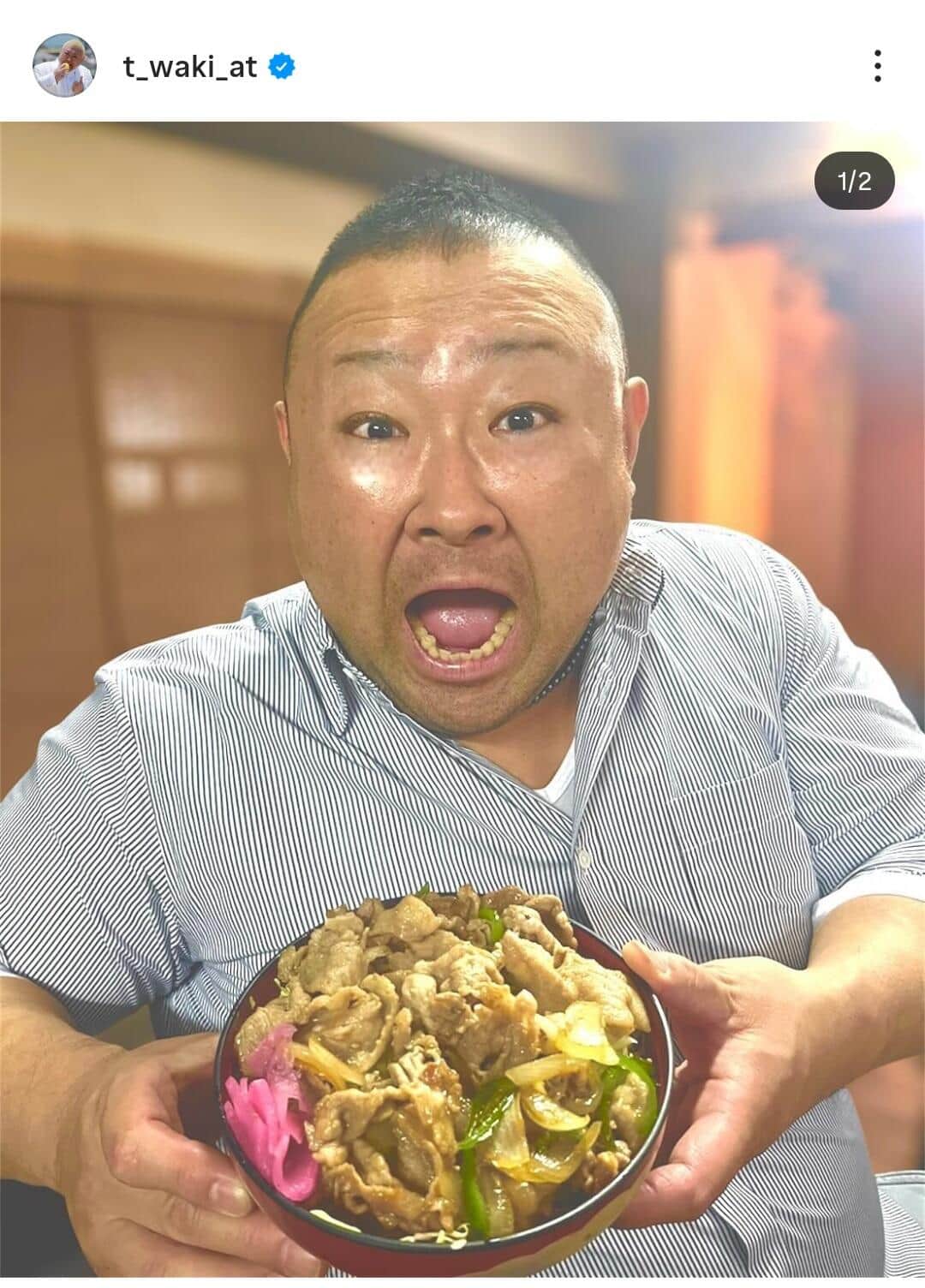 脇知弘さんのインスタグラム（＠t_waki_at）より