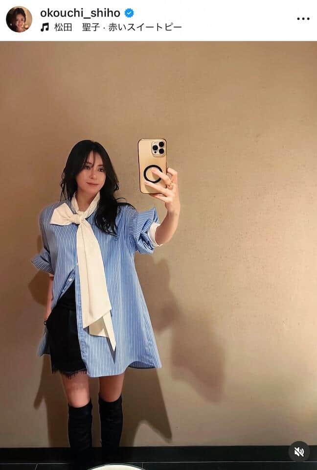大河内志保さんのインスタグラム（＠okouchi_shiho）より