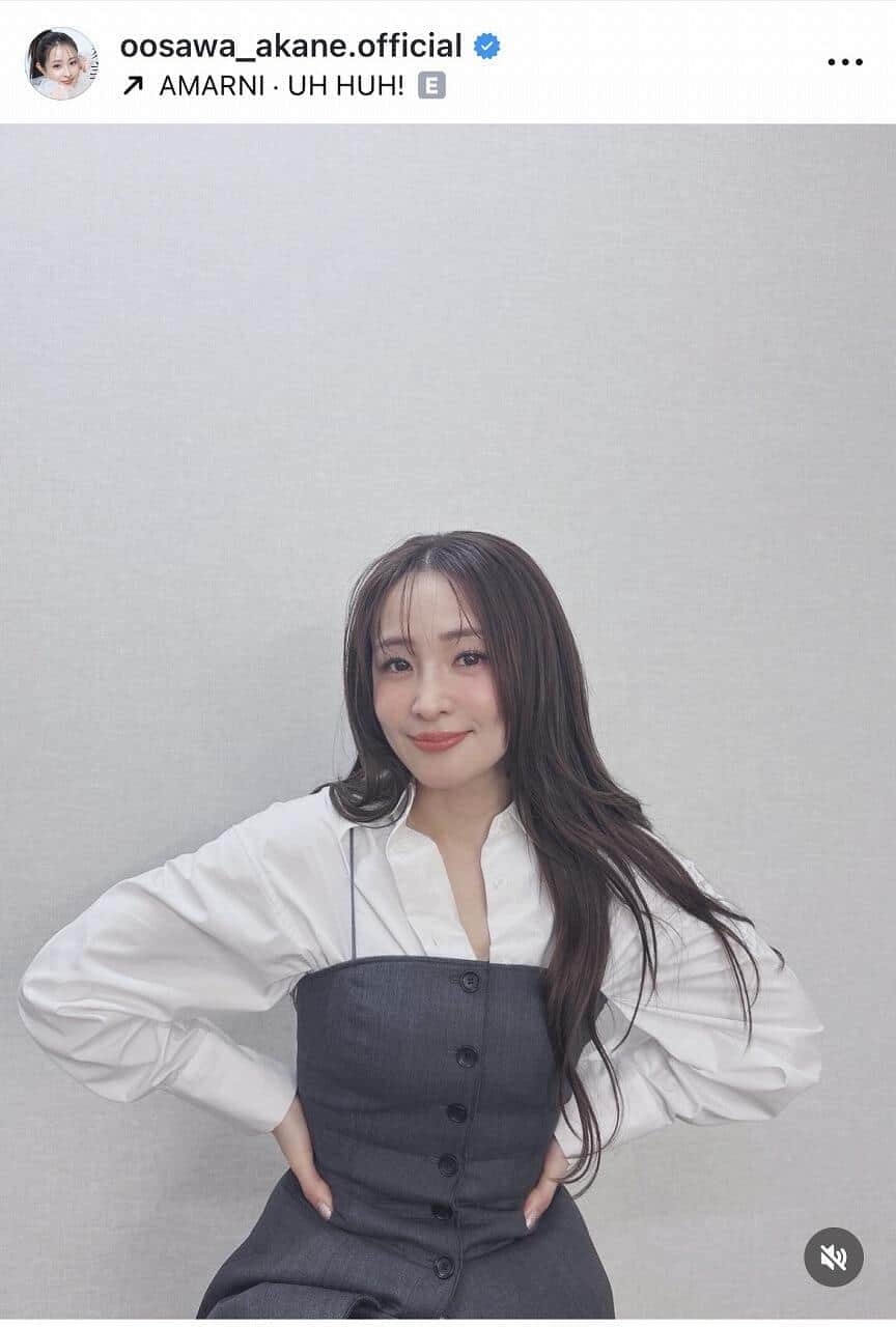 大沢あかね、ショートボブになって「激カワ」ショット　雰囲気変わって...「可愛いです」「似合いすぎです」