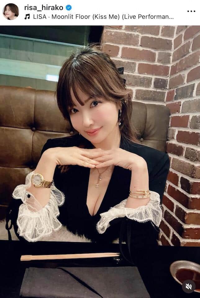平子理沙さんのインスタグラム（＠risa_hirako）より
