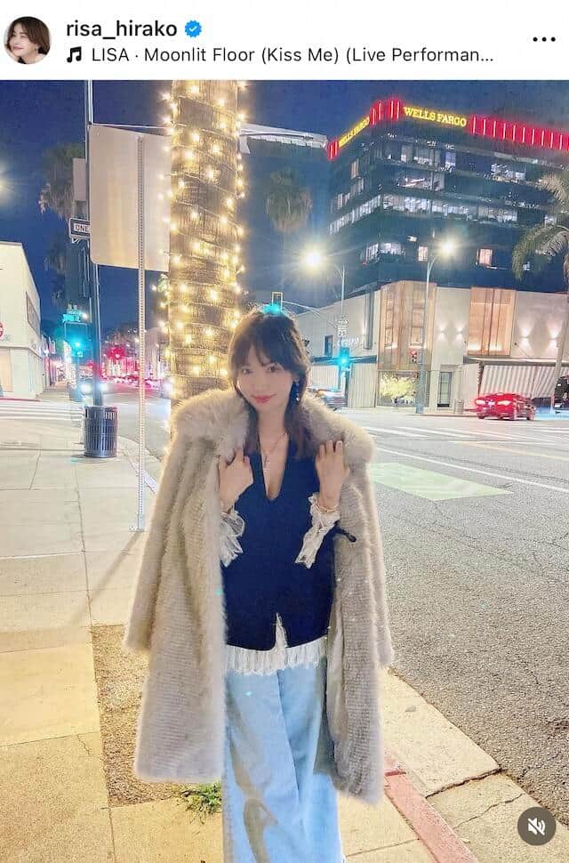 平子理沙さんのインスタグラム（＠risa_hirako）より
