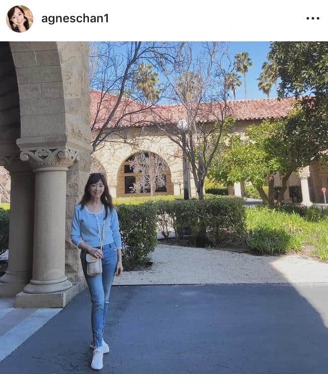 アグネス・チャンさんのインスタグラム（＠agneschan1）より