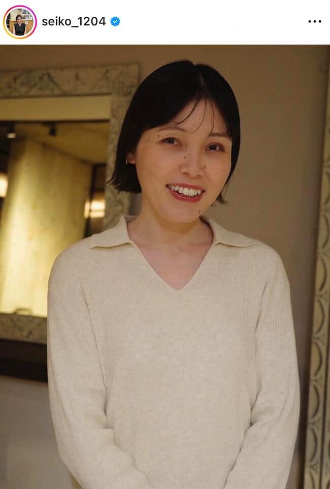 元尼神インター誠子、タイトなノースリワンピ姿で美オーラダダ漏れ　「透き通るような美しさ」「どんどん可愛い」