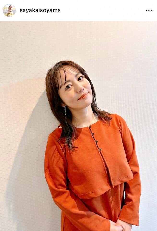 磯山さやかさんのインスタグラム（＠sayakaisoyama）より