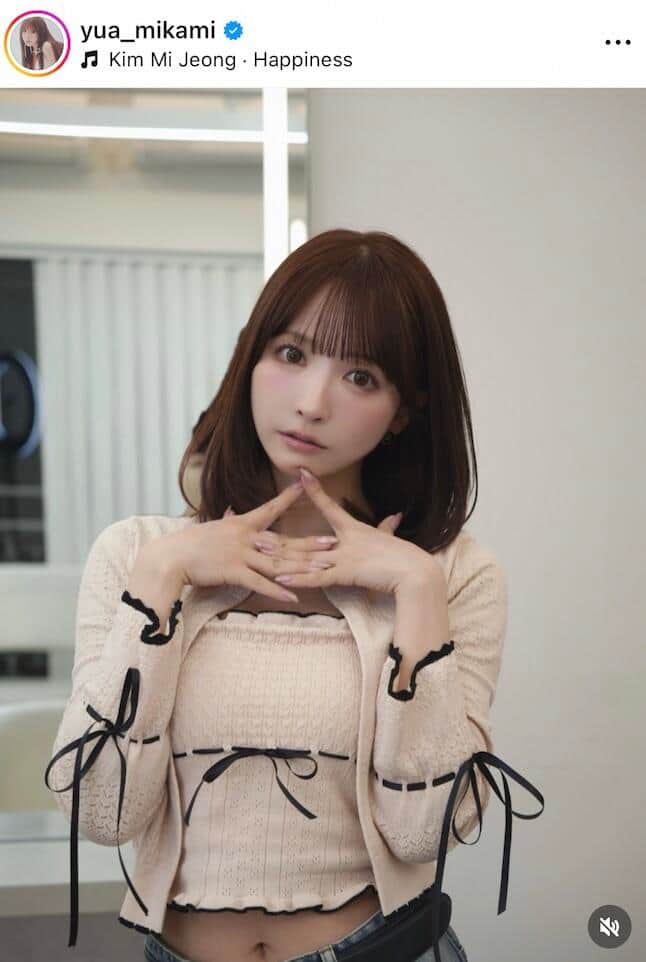 三上悠亜さんのインスタグラム（＠yua_mikami）より