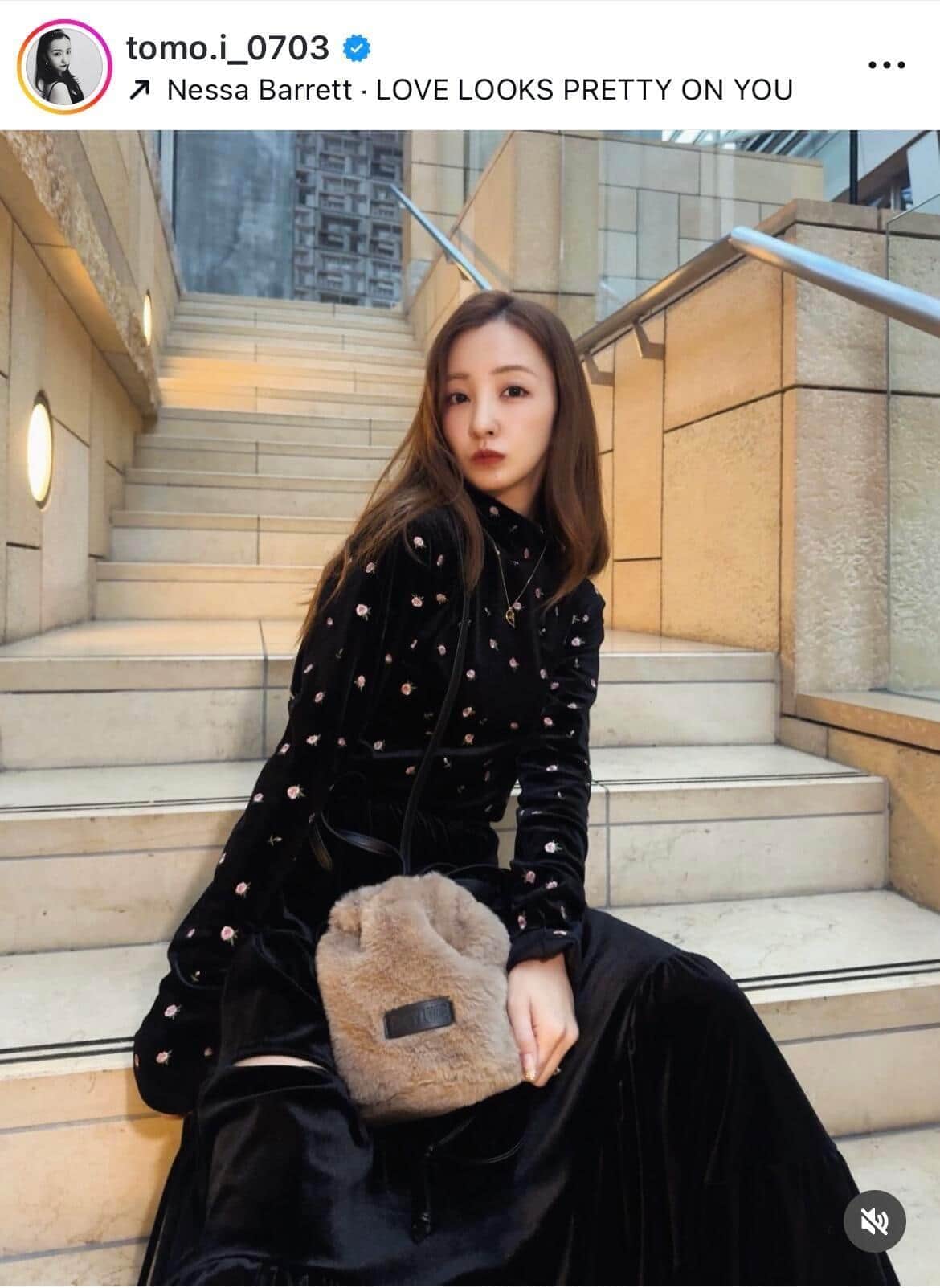 板野友美さんのインスタグラム（＠tomo.i_0703）より
