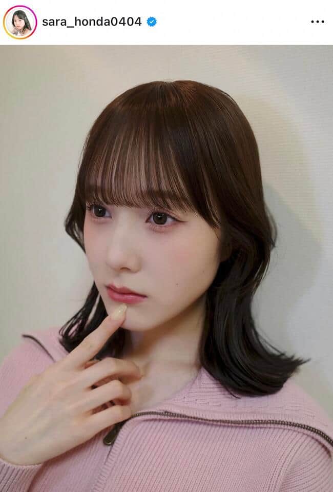 本田紗来さんのインスタグラム（＠sara_honda0404）より
