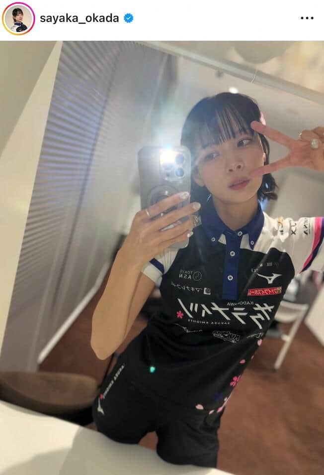 岡田紗佳さんのインスタグラム（＠sayaka_okada）より