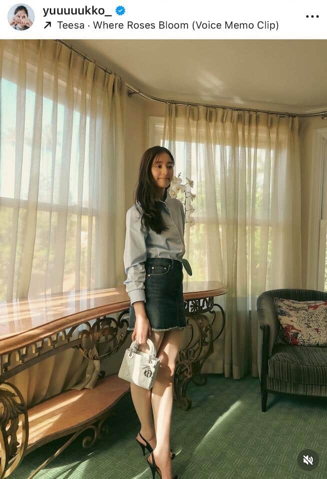 新木優子さんのインスタグラム（＠yuuuuukko_）より