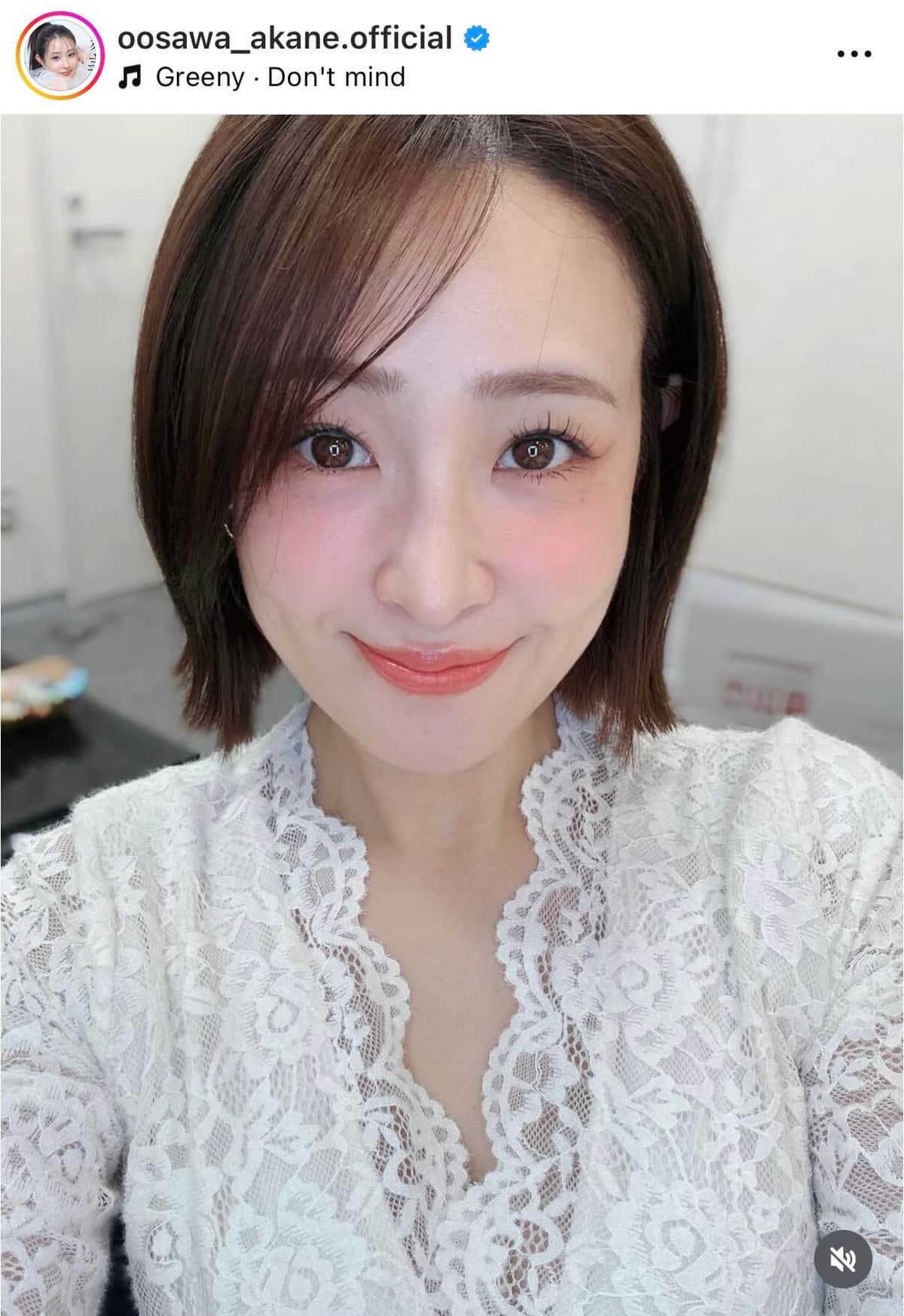 大沢あかねさんのインスタグラム（＠oosawa_akane.official）より