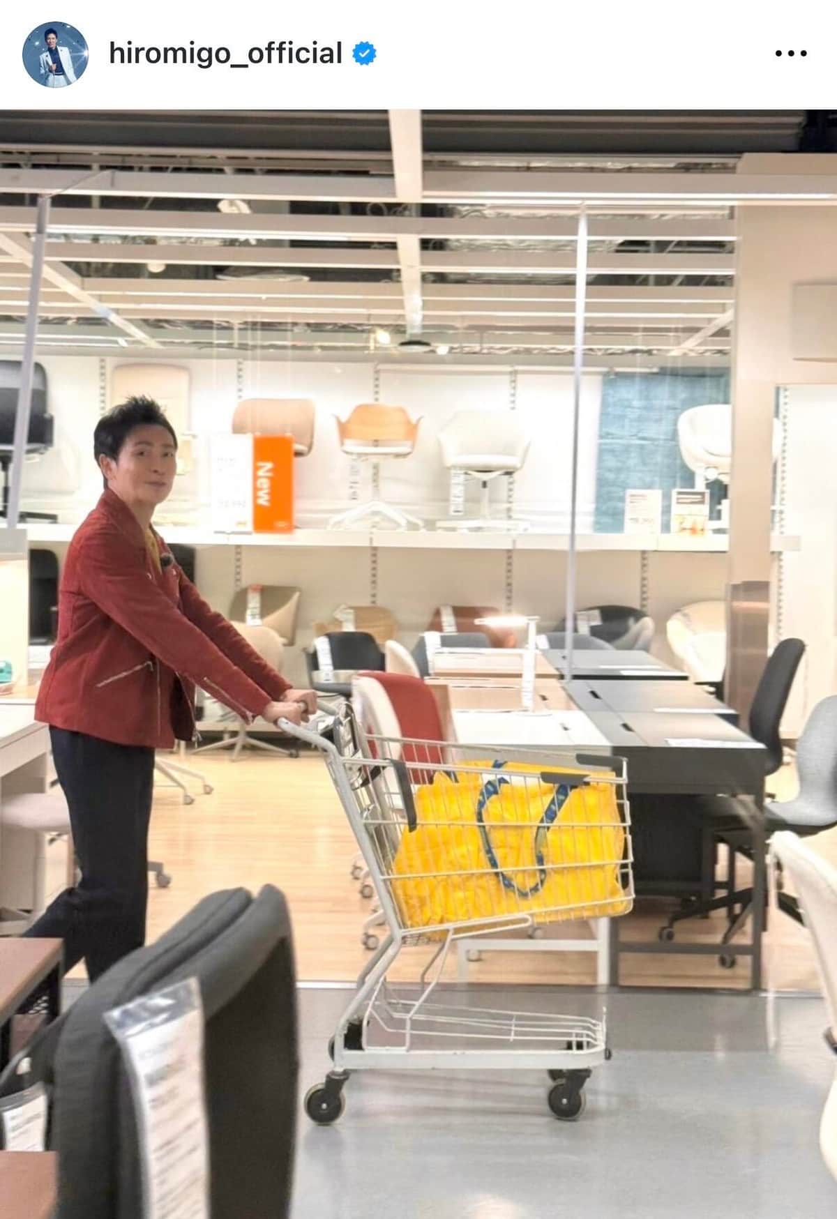 郷ひろみさんのインスタグラム（＠hiromigo_official）より