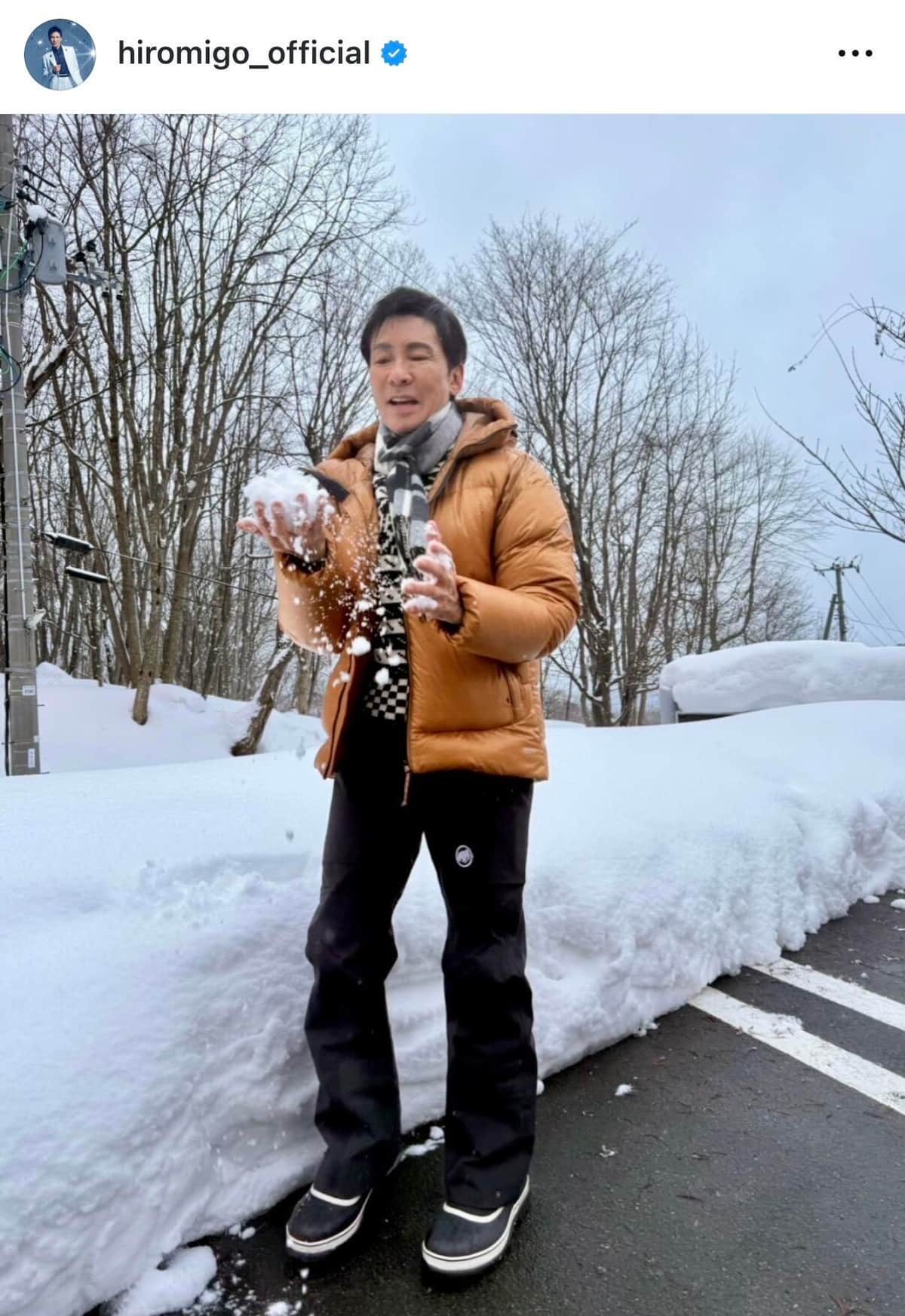 郷ひろみさんのインスタグラム（＠hiromigo_official）より