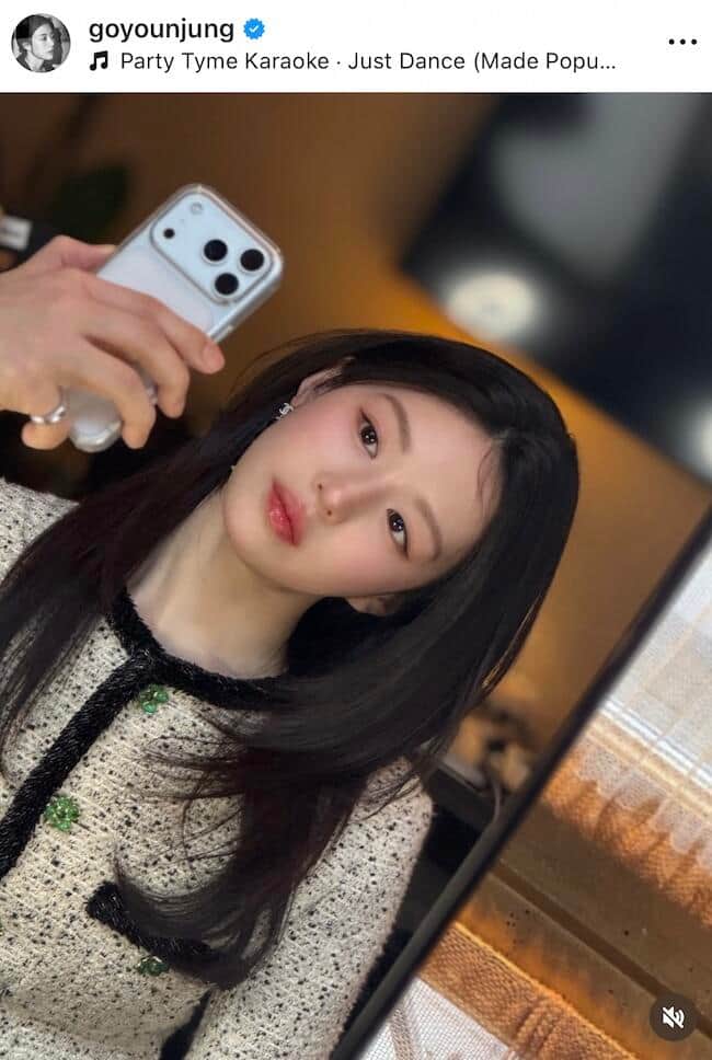 コ・ユンジョンさんのインスタグラム（＠goyounjung）より