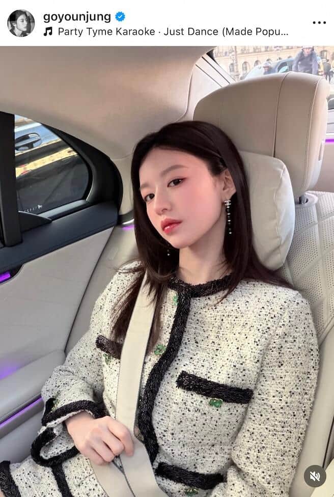 コ・ユンジョンさんのインスタグラム（＠goyounjung）より