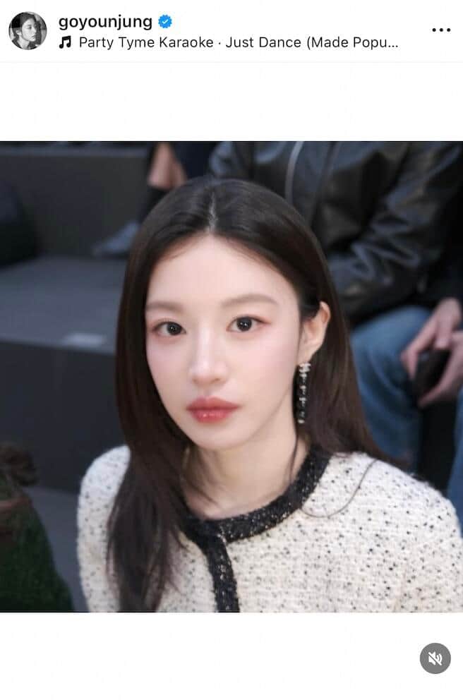 コ・ユンジョンさんのインスタグラム（＠goyounjung）より
