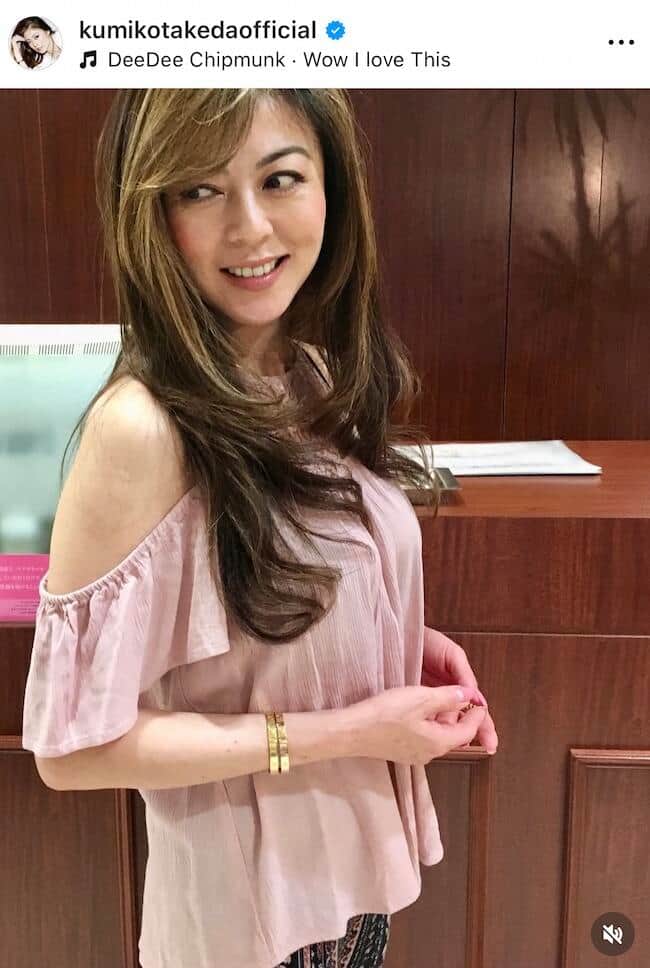 武田久美子さんのインスタグラム（＠kumikotakedaofficial）より