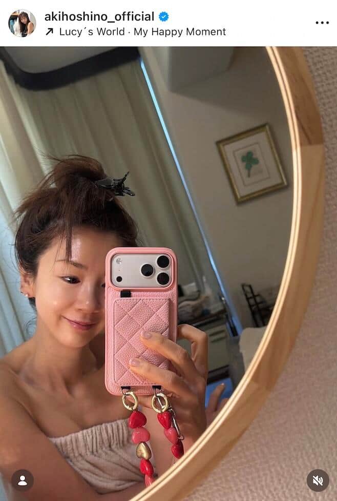 ほしのあきさんのインスタグラム（＠akihoshino_official）より