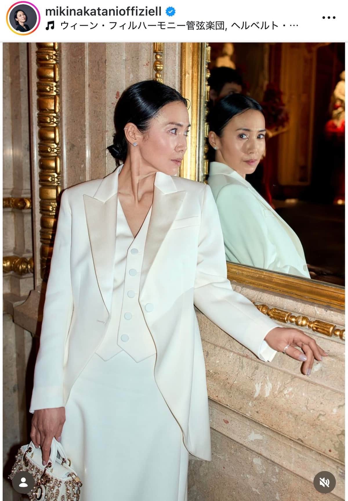 中谷美紀さんのインスタグラム（＠mikinakatanioffiziell）より