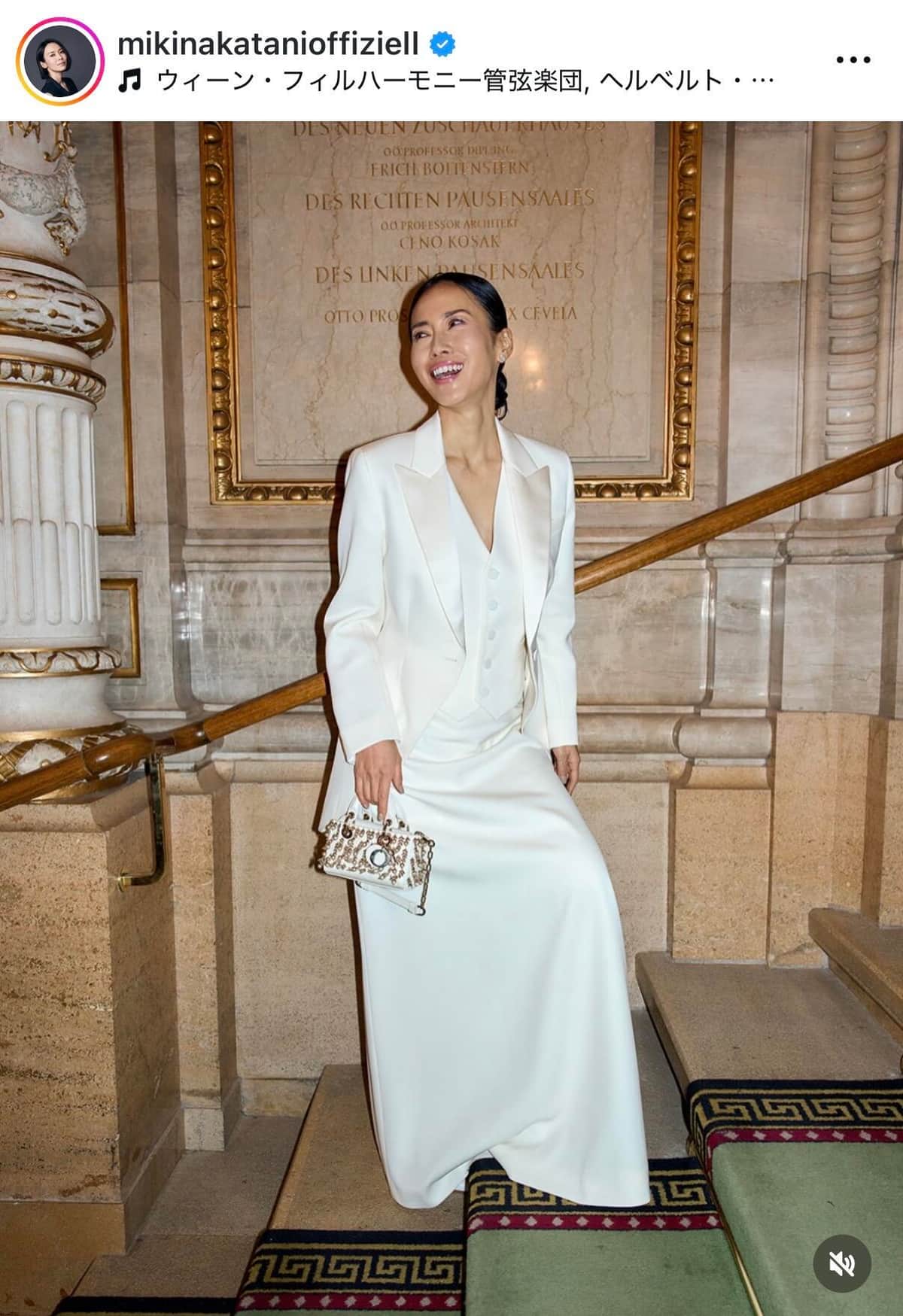 中谷美紀さんのインスタグラム（＠mikinakatanioffiziell）より