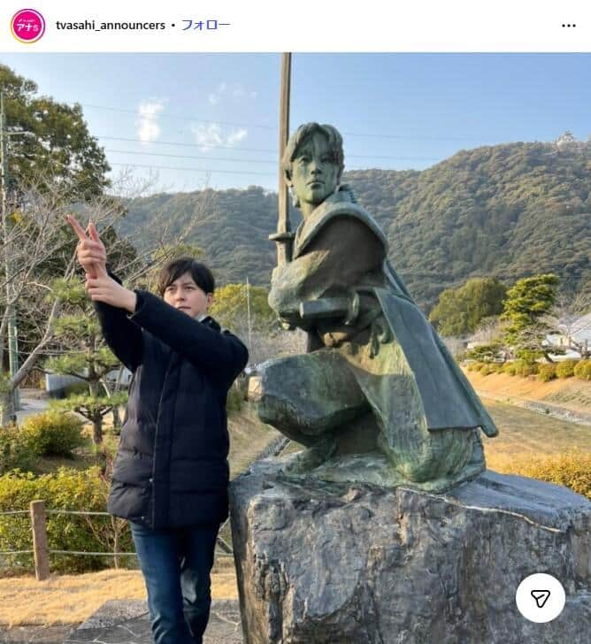 テレビ朝日アナウンサーの公式インスタグラム（@ tvasahi_announcers）より