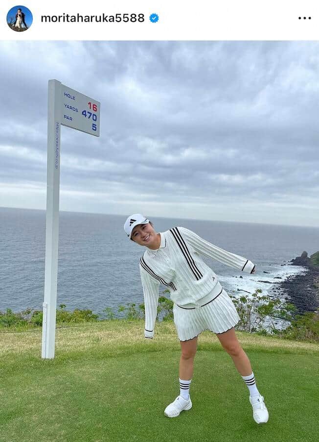 森田遥選手のインスタグラム（＠moritaharuka5588）より