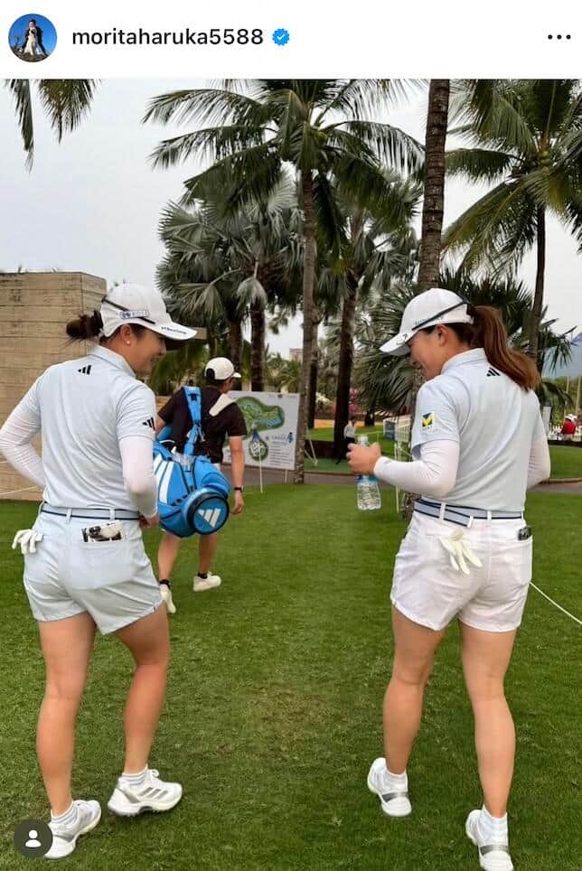 森田遥選手のインスタグラム（＠moritaharuka5588）より