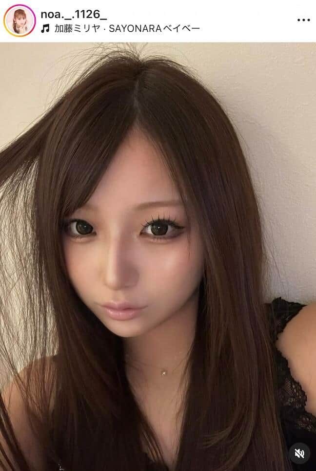希空さんのインスタグラム（＠noa._.1126_）より