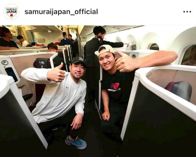 「侍ジャパン」公式インスタグラム（＠samuraijapan_official）より
