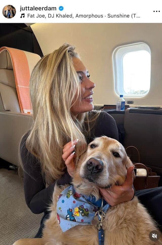 ユタ・レールダム選手のインスタグラム（＠juttaleerdam）より