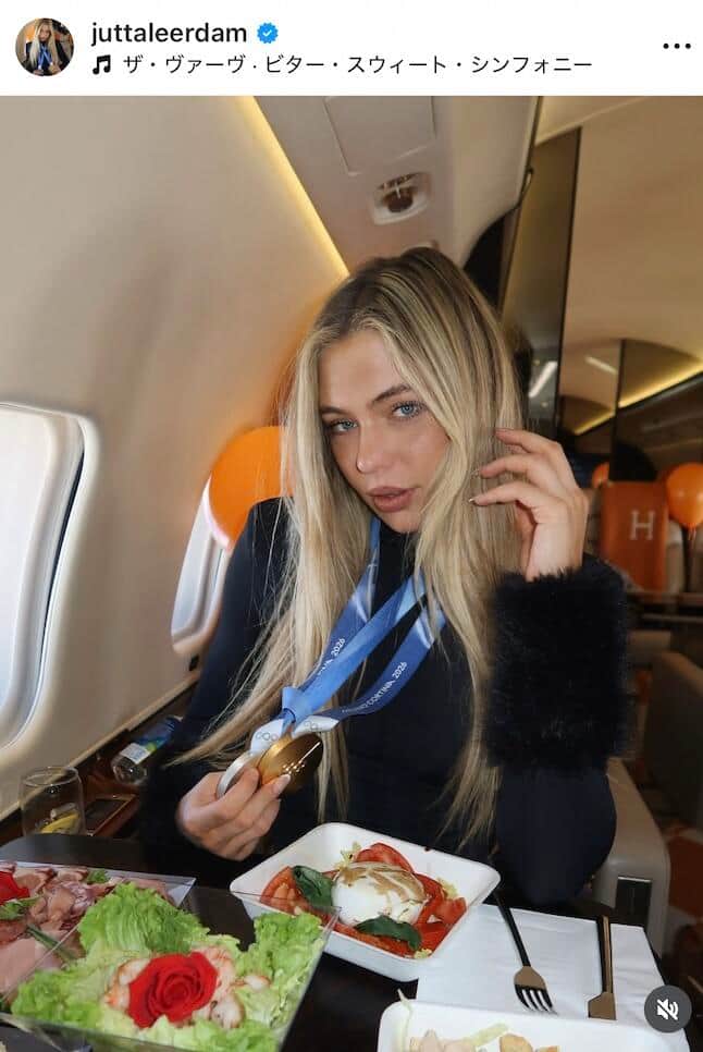 ユタ・レールダム選手のインスタグラム（＠juttaleerdam）より