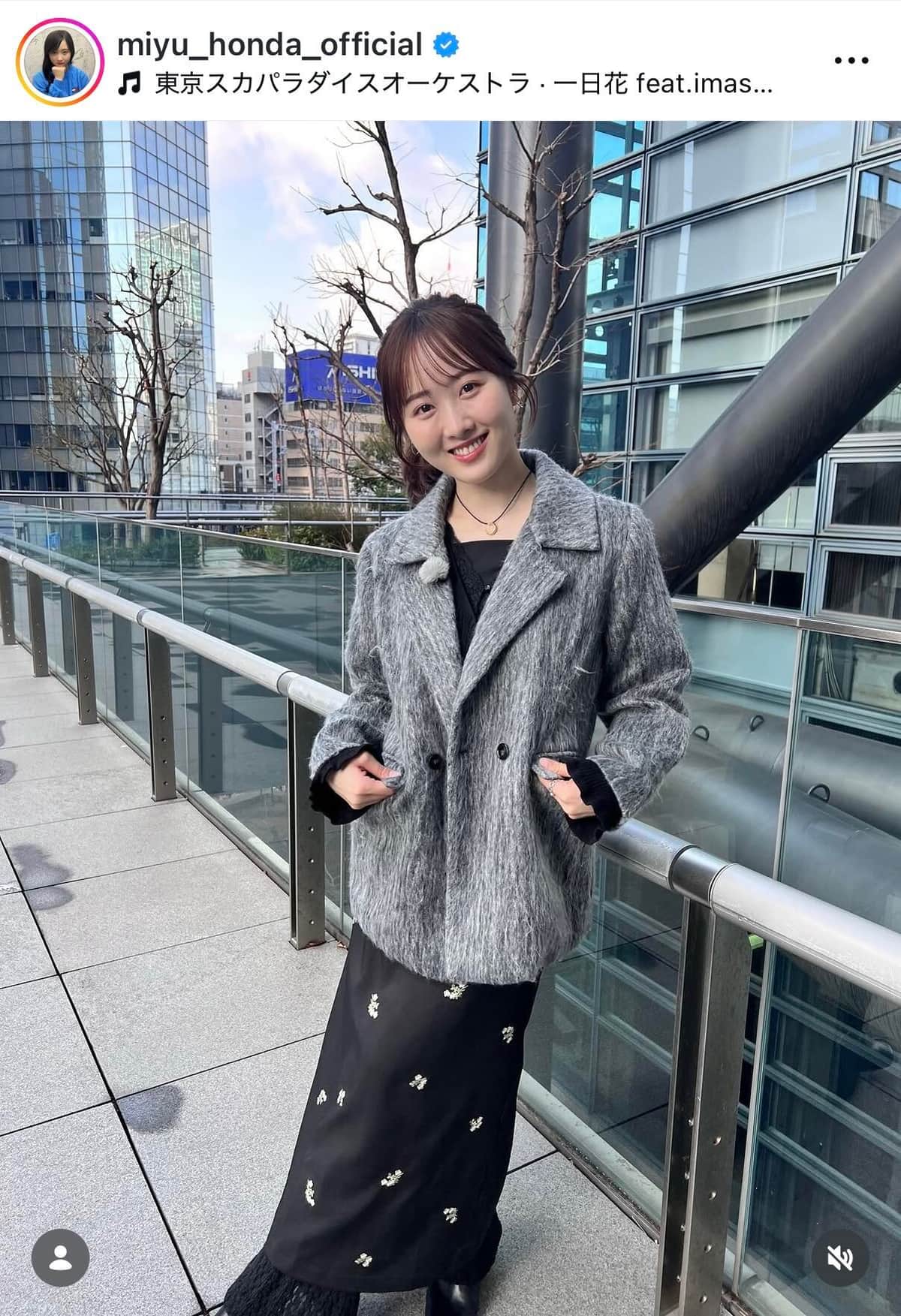 本田望結さんのインスタグラム（＠miyu_honda_official）より