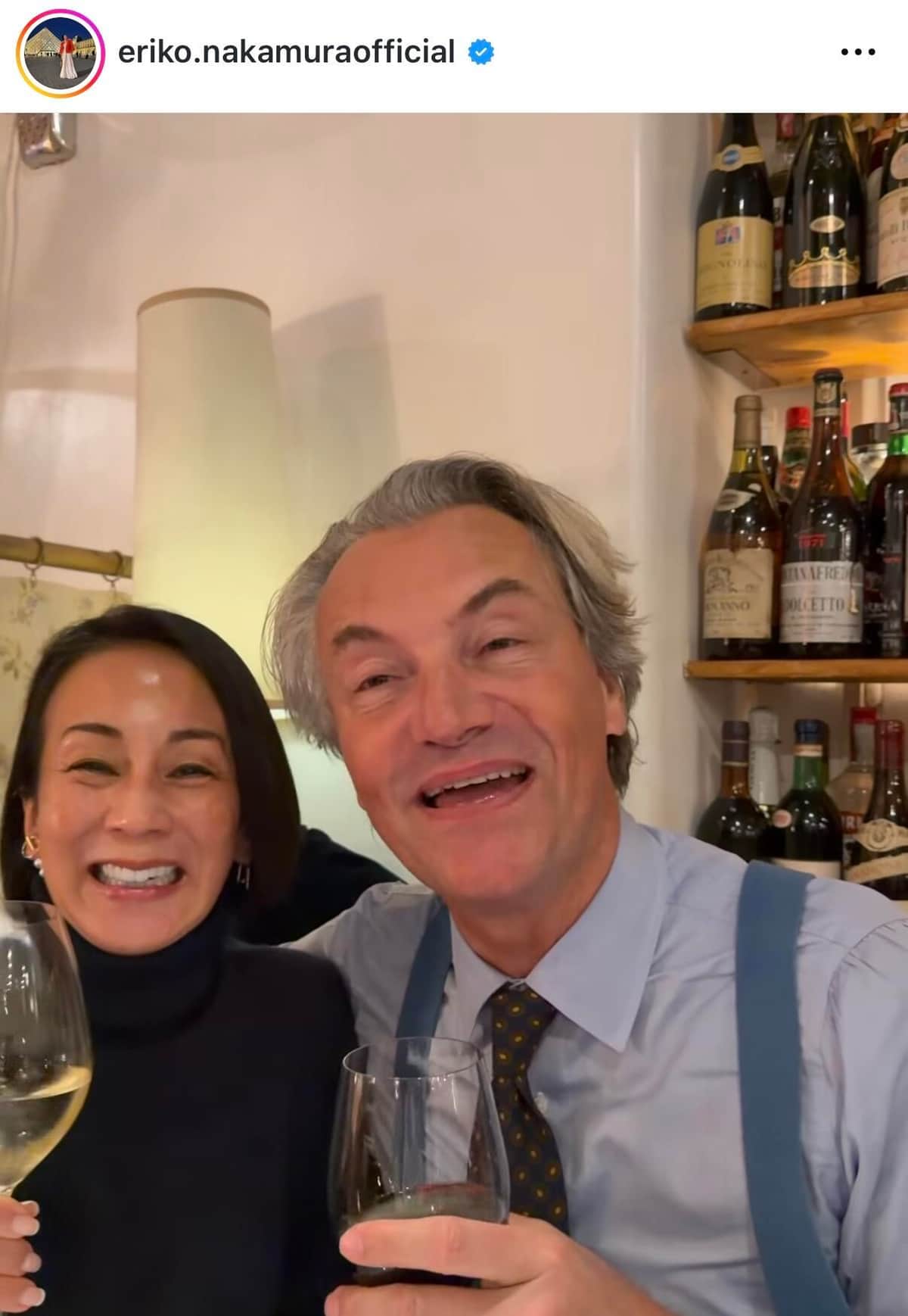 中村江里子さんのインスタグラム（＠eriko.nakamuraofficial）より