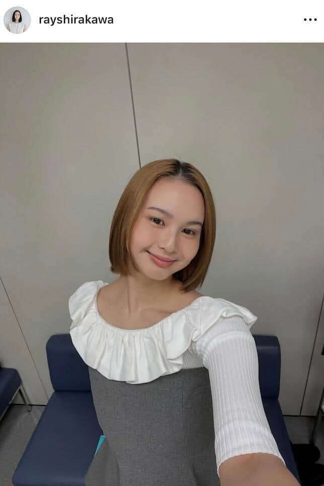 白河れいさんのインスタグラム（＠rayshirakawa）より